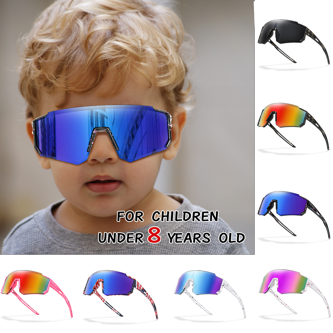 Kids Outdoor Wagon - 3-8 Year Old Children Outdoor Sunglasses