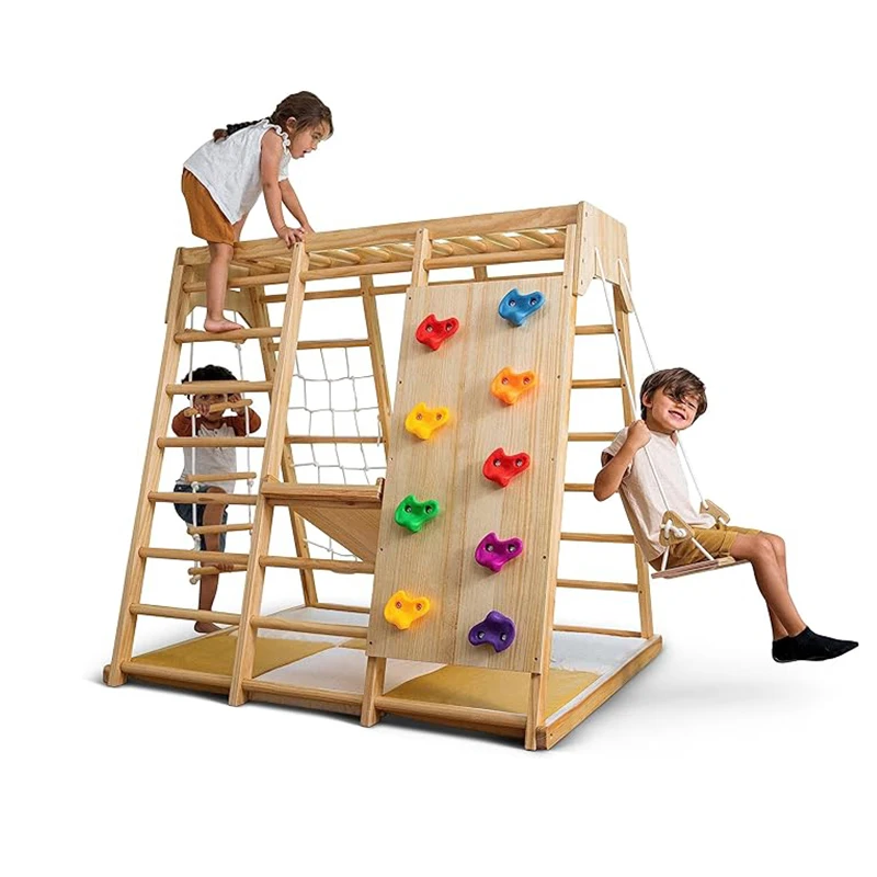Kids Outdoor Gym Equipment - Kids Indoor Playground Activity Gym Equipment