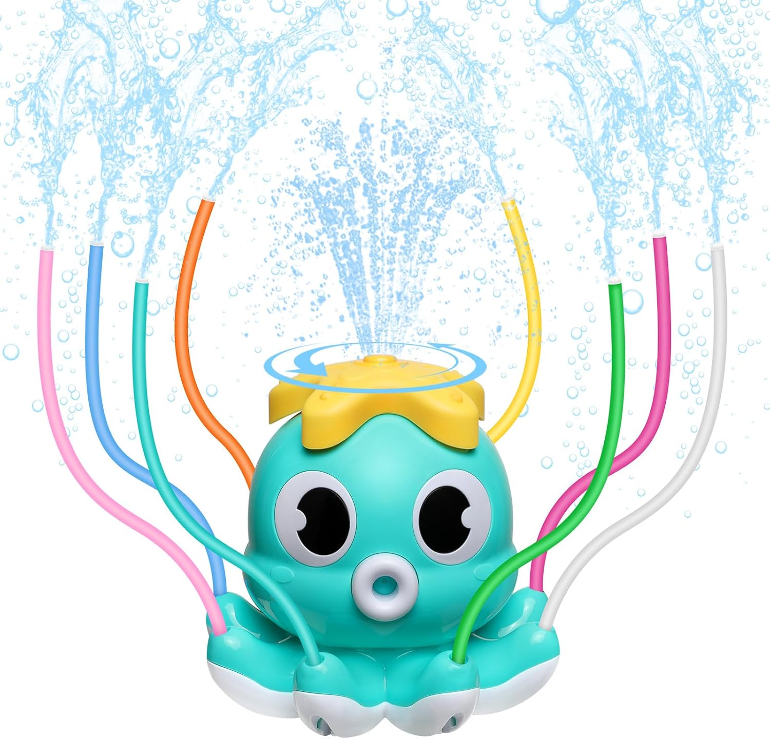 Kids Outdoor Play Area - Octopus Sprinkler Water Spray Outdoor Toy