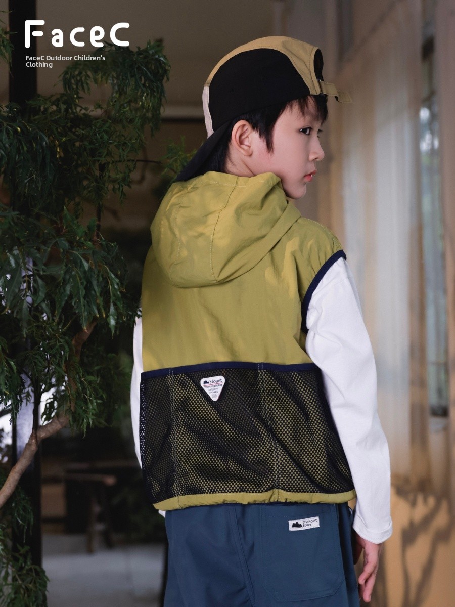 Facec Boys Outdoor Breathable  - Kids Outdoor Vest ulasan dan harga