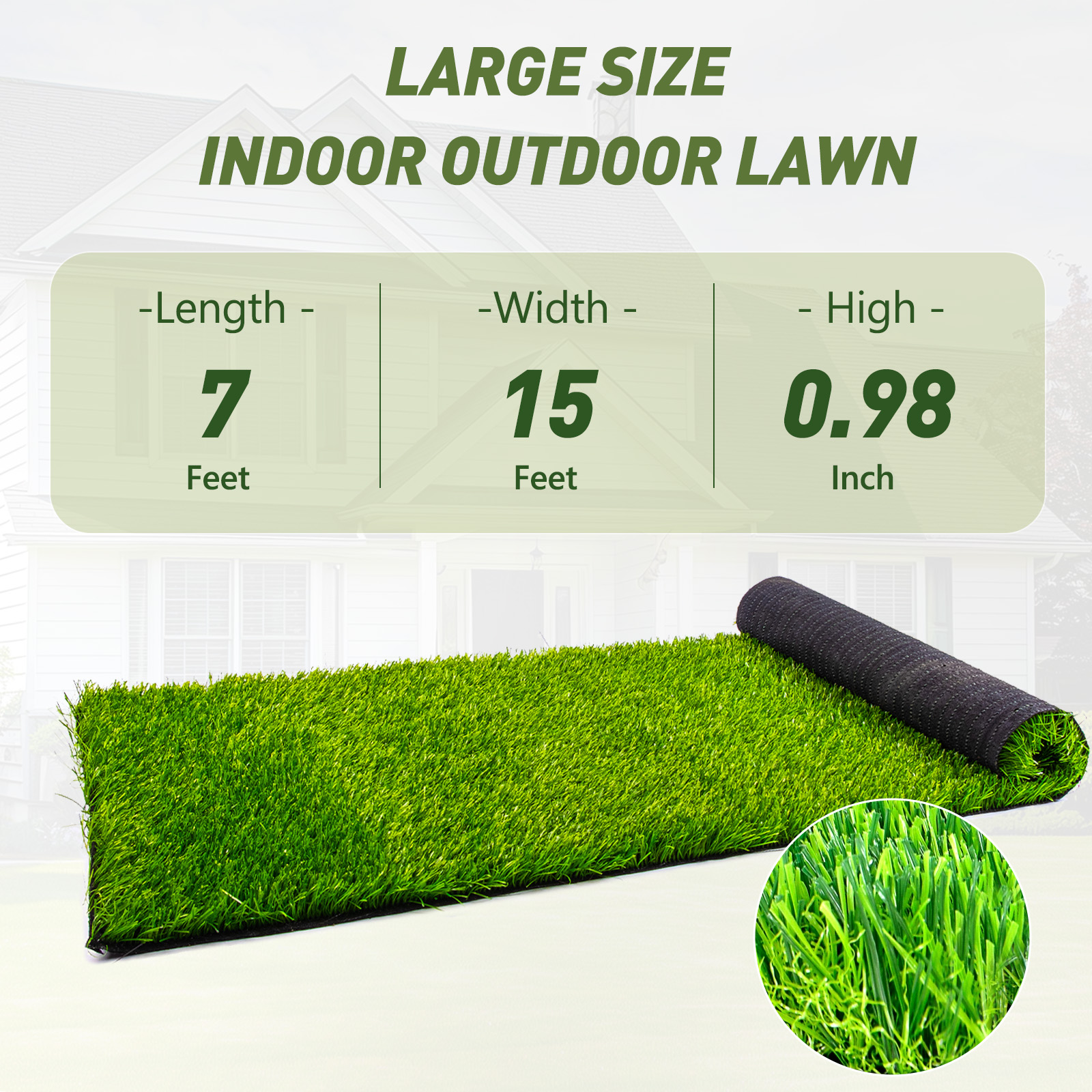 Upgraded Large Artificial Gras - Outdoor Kid Friendly ulasan dan harga