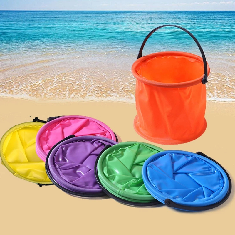 Beach Sand Play Bucket Toy Fol - Kids Outdoor Nature Play ulasan dan harga