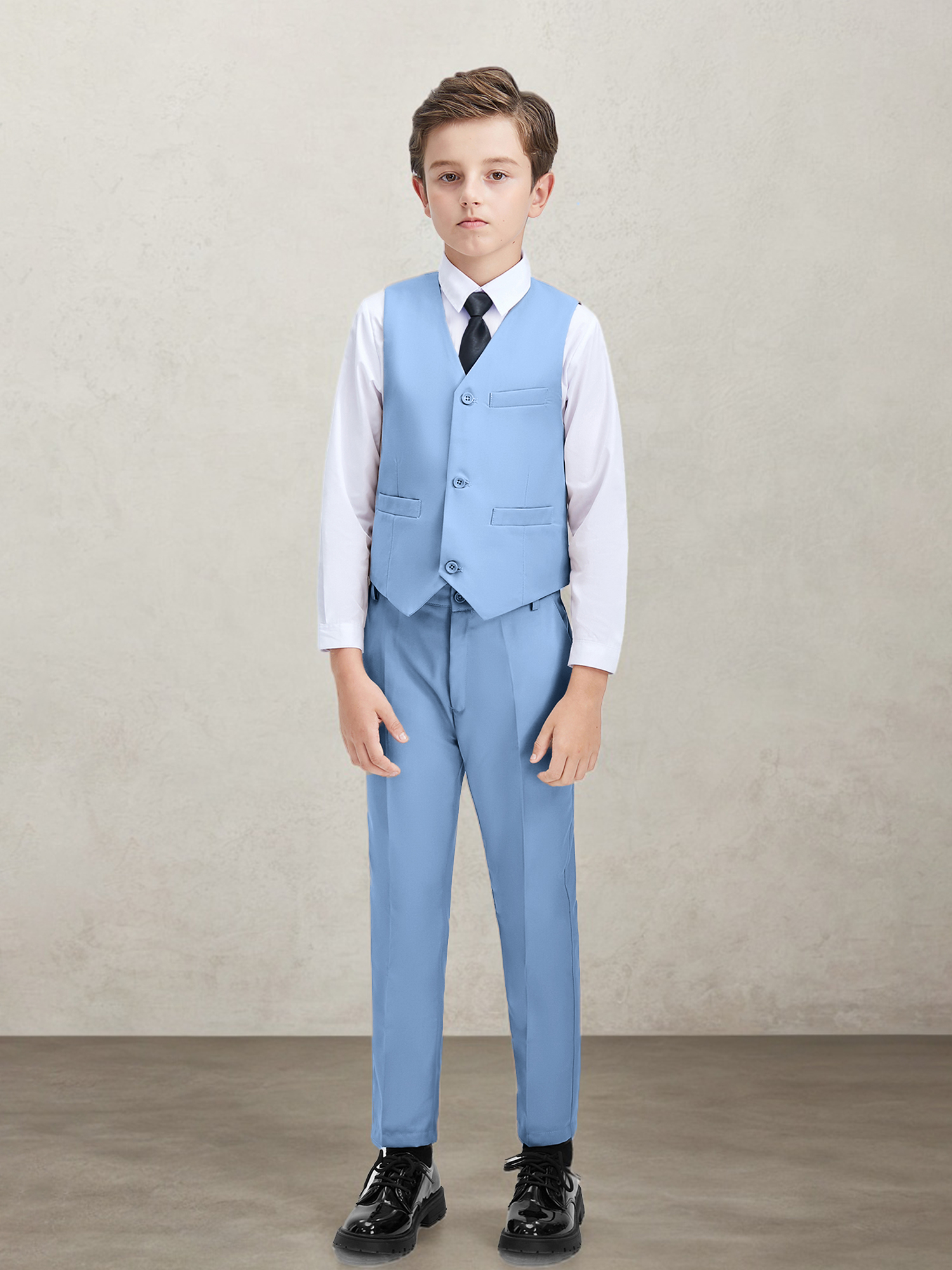 Boys Suit 4-piece Vest Pants S - Kids Outdoor Vest ulasan dan harga