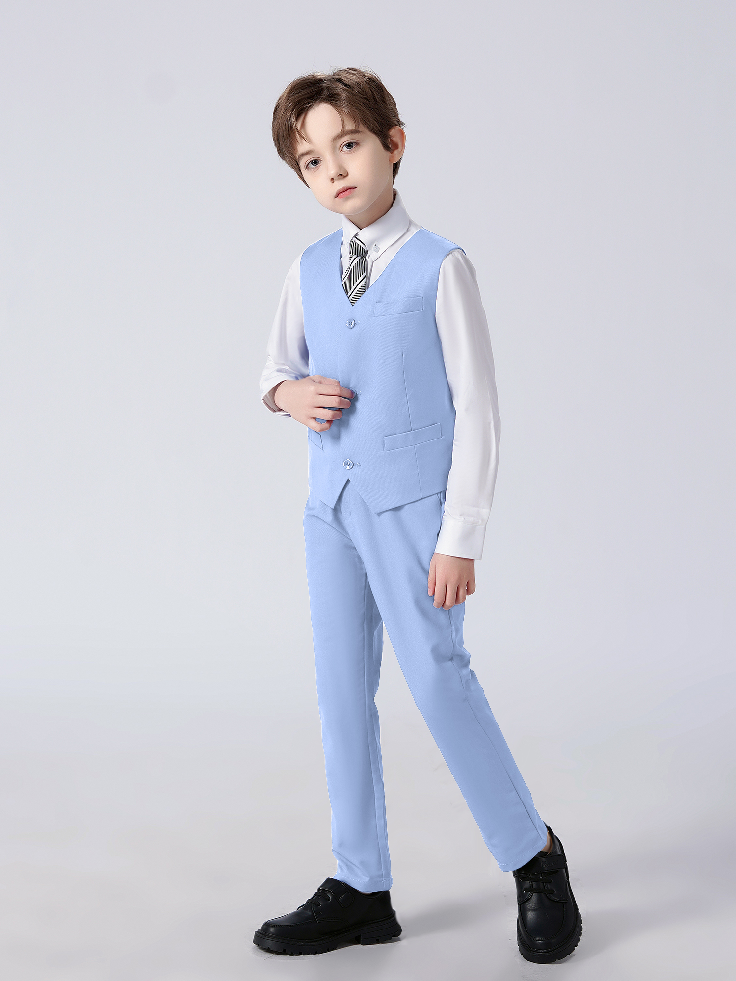 Boys Suit 4-piece Vest Pants S - Kids Outdoor Vest ulasan dan harga