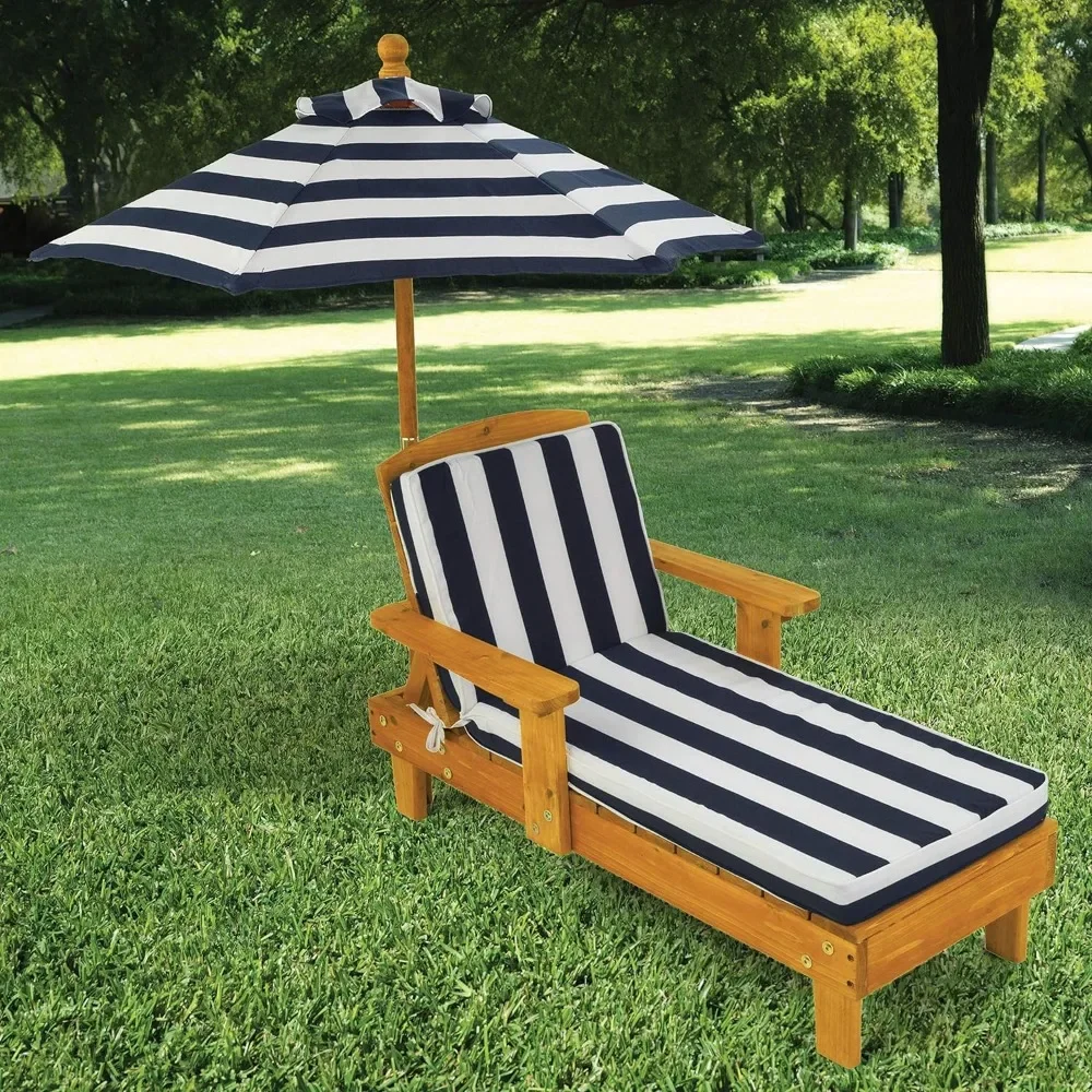 t Outdoor Wooden Chaise Lounge - Kids Outdoor Lounge Chair With Umbrella ulasan dan harga