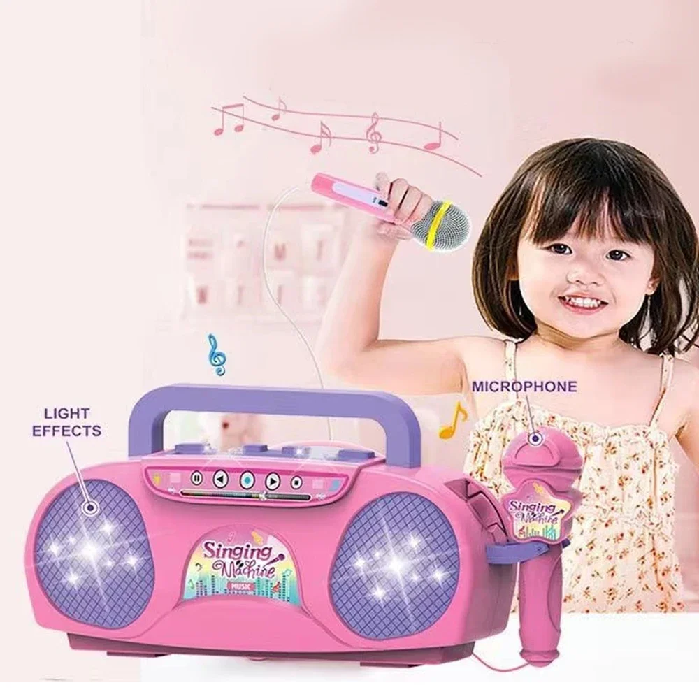 Kids Microphone Karaoke Machin - Kids Outdoor Instruments ulasan dan harga