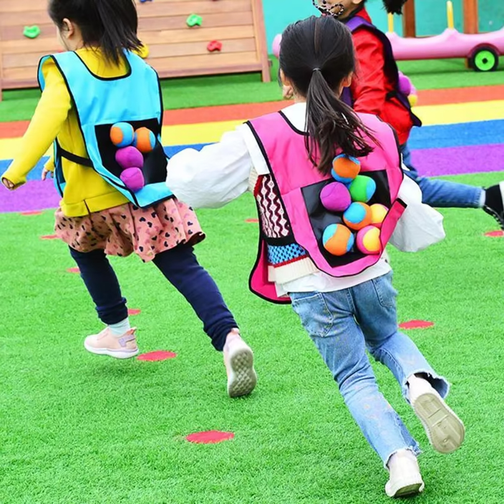 Sticky Dodge Ball Game Vest Ou - Kids Outdoor Vest ulasan dan harga