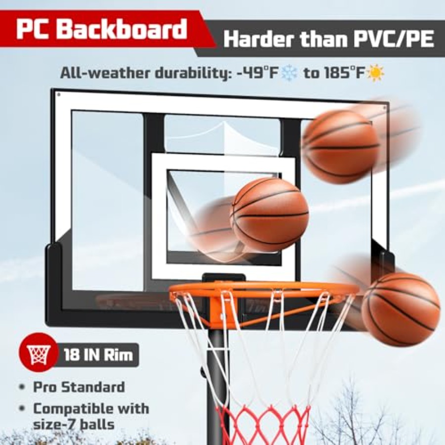 Outdoor basketball hoop 10FT w - Kids Outdoor Basketball Hoop ulasan dan harga