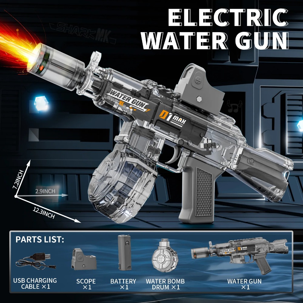 AK Electric Water Gun Toy High - Kids Outdoor Yard Games ulasan dan harga