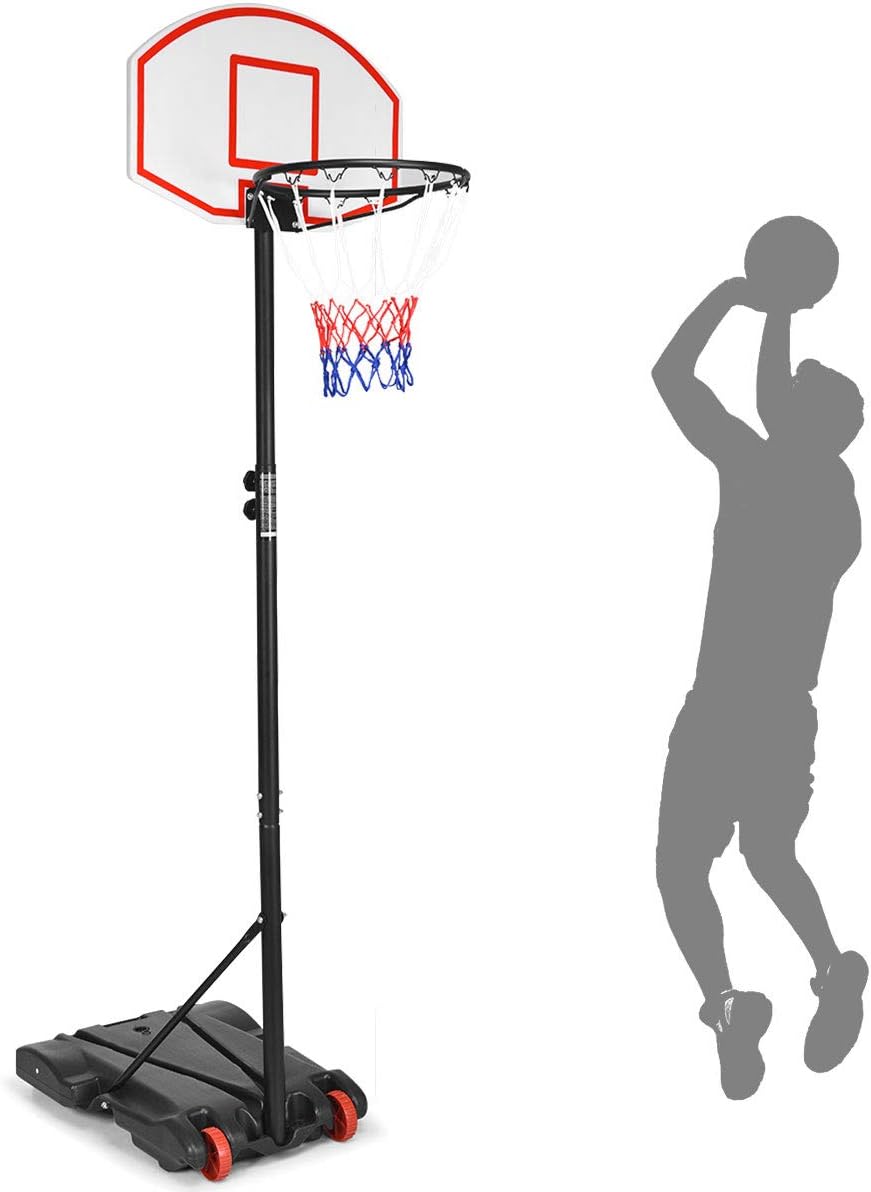 Portable Basketball Hoop with  - Kids Outdoor Basketball Hoop ulasan dan harga