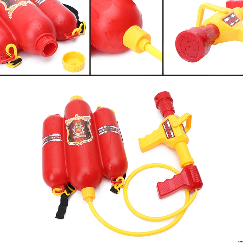 Fire Backpack Water Gun Large  - Kids Outdoor Yard Games ulasan dan harga