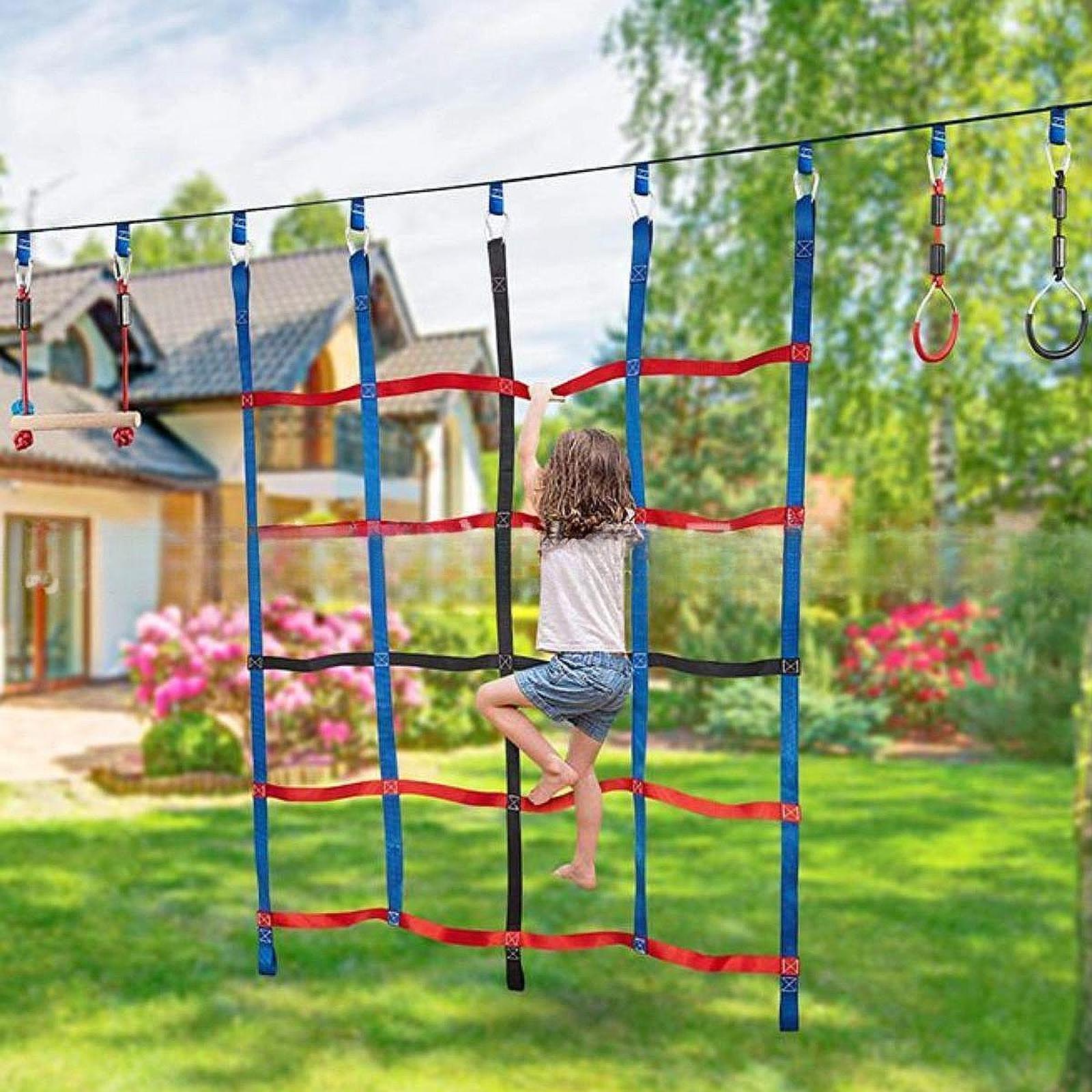 Kids Outdoor Rainbow Climbing  - Kids Outdoor Ladder ulasan dan harga