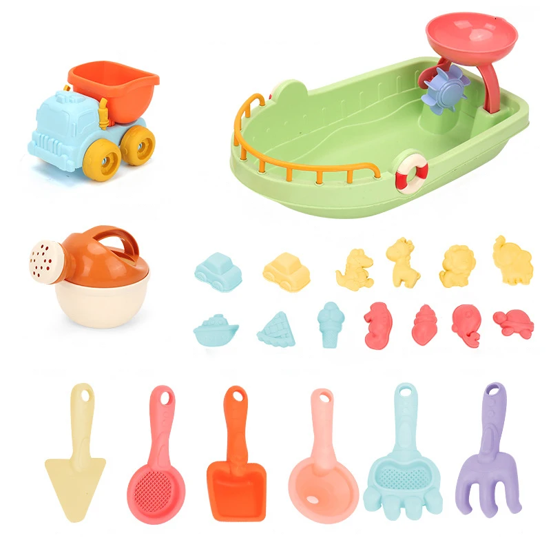 Beach Sand Toys Set with Sand  - Kids Outdoor Dump Truck ulasan dan harga
