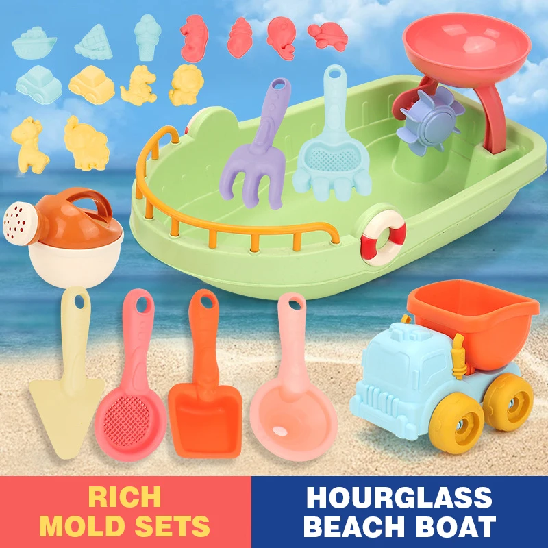 Beach Sand Toys Set with Sand  - Kids Outdoor Dump Truck ulasan dan harga