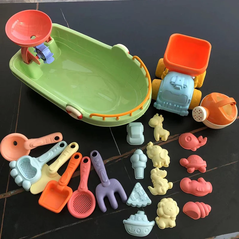 Beach Sand Toys Set with Sand  - Kids Outdoor Dump Truck ulasan dan harga