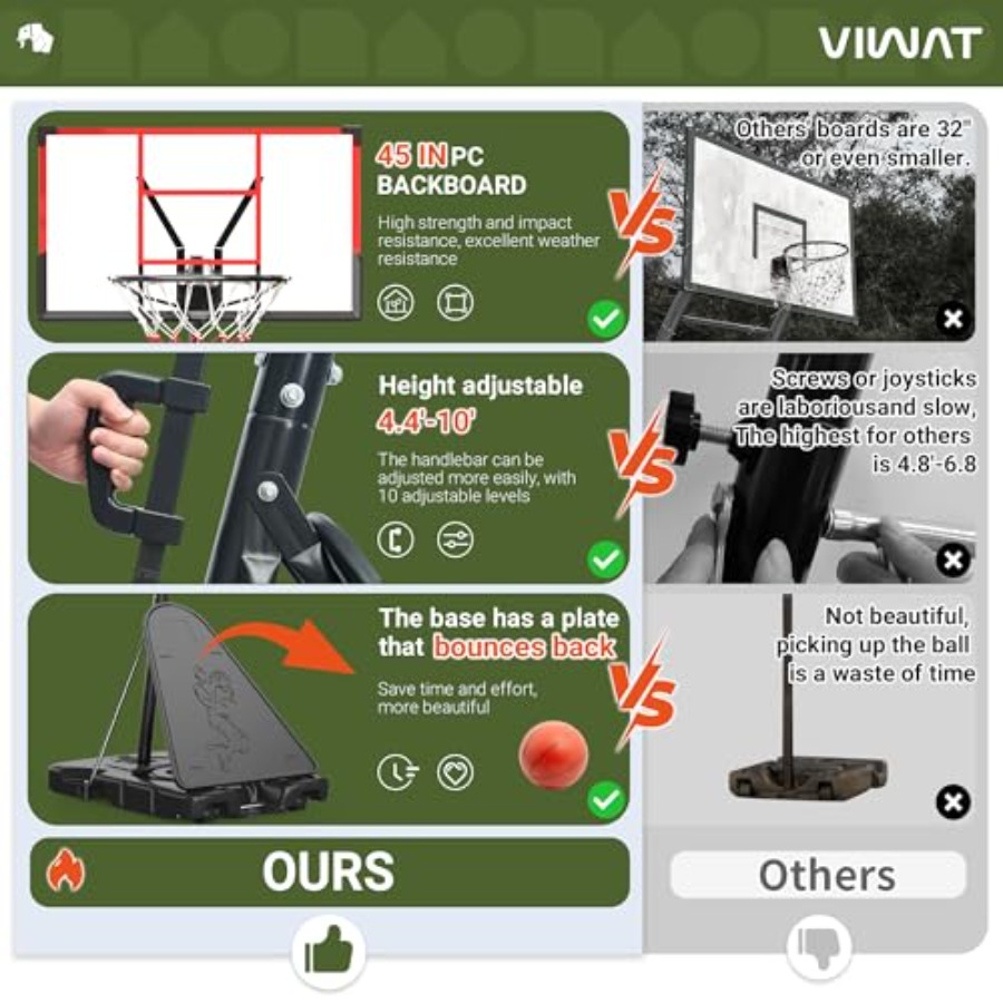 Outdoor/indoor adjustable bask - Kids Outdoor Basketball Hoop ulasan dan harga
