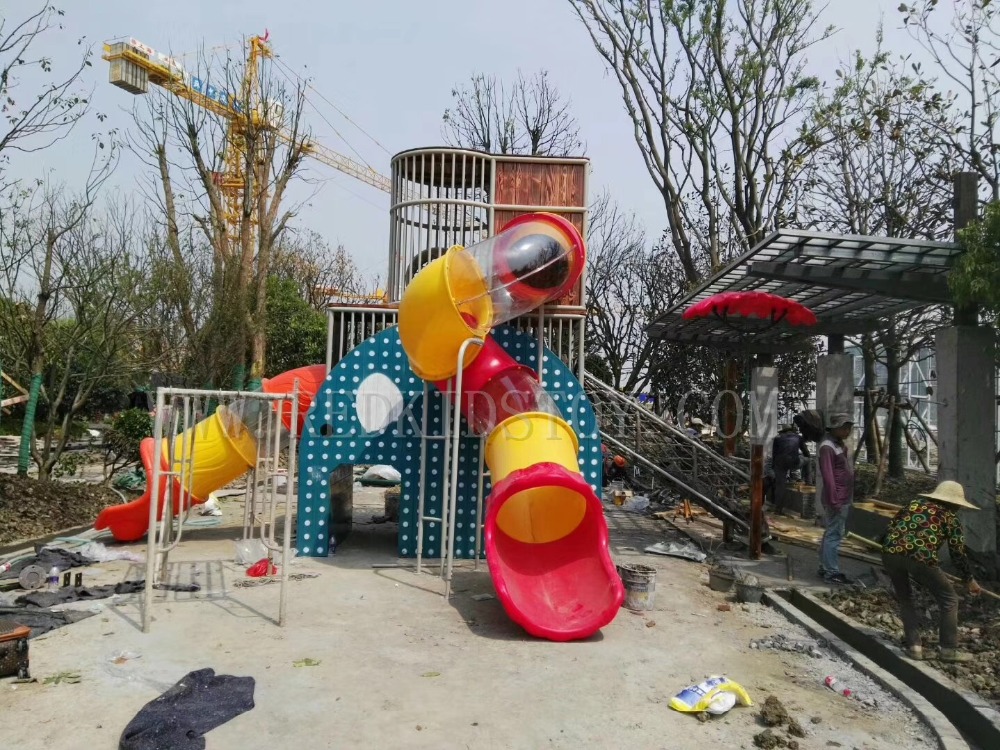 2018 NEW CE Certificated City  - Kids Outdoor Gym Equipment ulasan dan harga