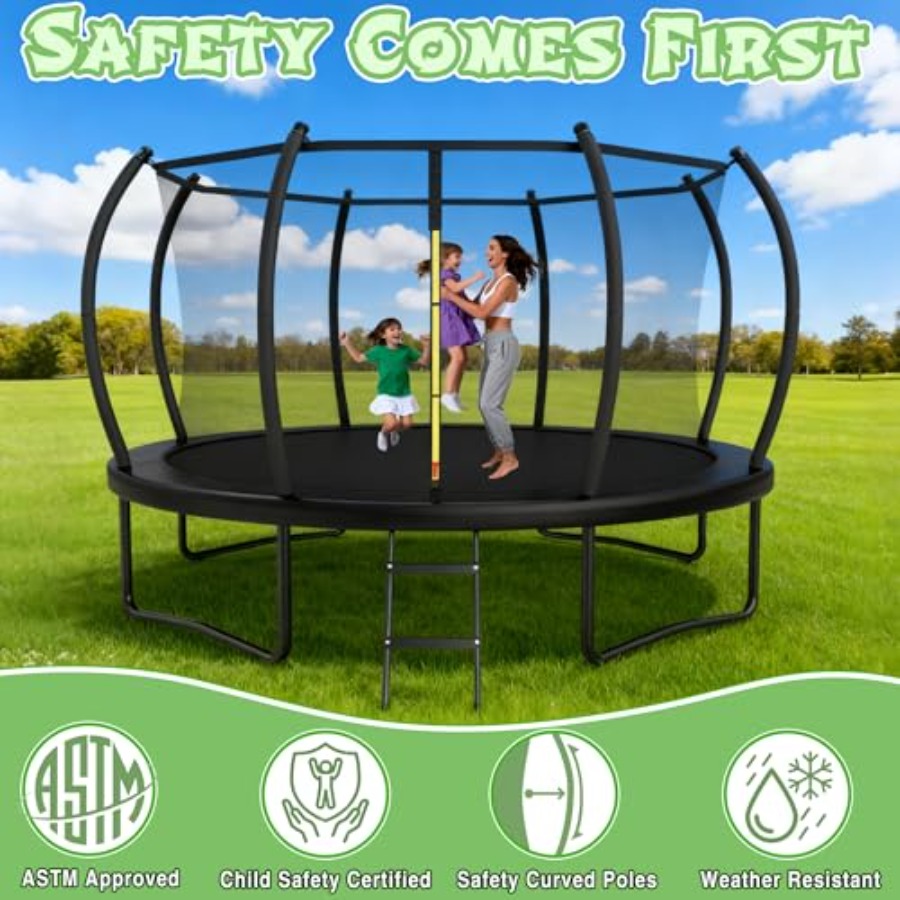 Outdoor kids trampoline with s - Kids Outdoor Ladder ulasan dan harga