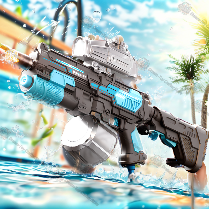 Electric M416 Water Gun Automa - Kids Outdoor Nature Play ulasan dan harga