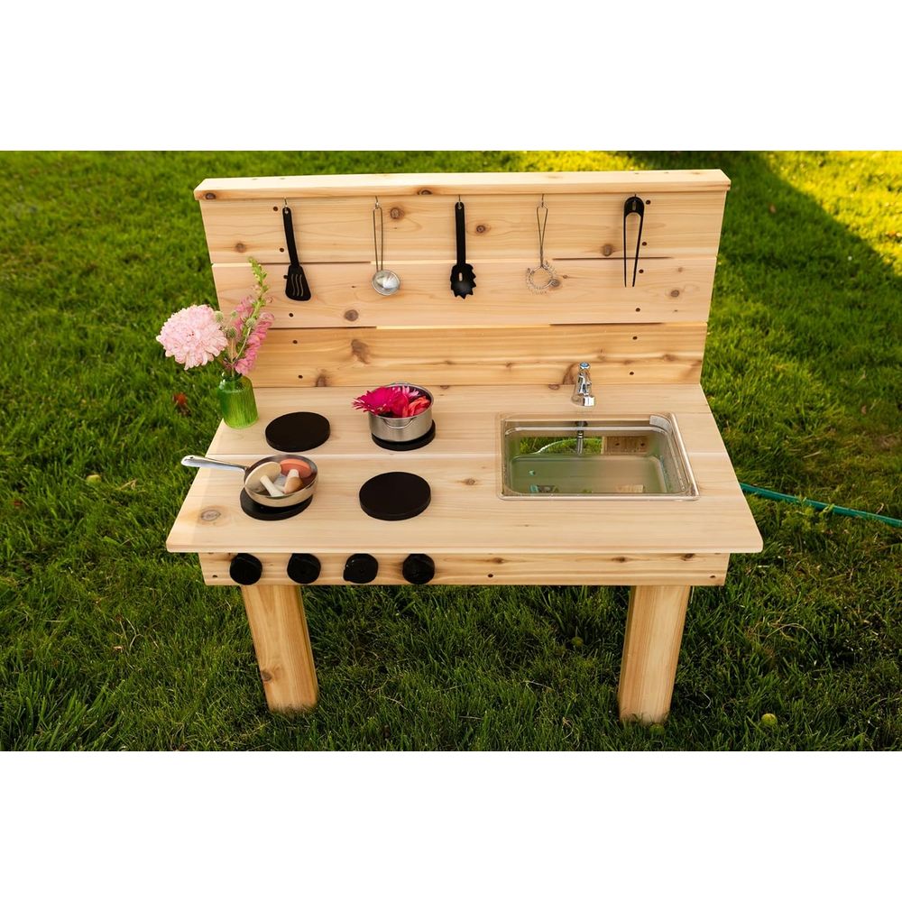 Noble Toys Mini Mud Kitchen wi - Kids Outdoor Mud Table ulasan dan harga