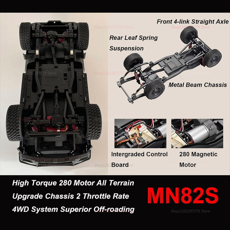 RC Crawler MN82S 1/12 Full Sca - Kids Outdoor Ladder ulasan dan harga