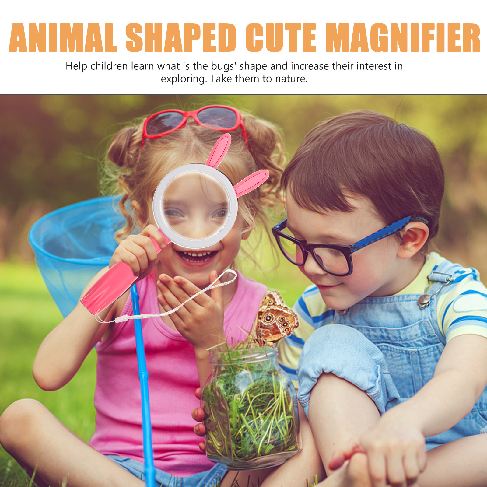 Portable Handheld Magnifying G - Kids Outdoor Nature Toys ulasan dan harga