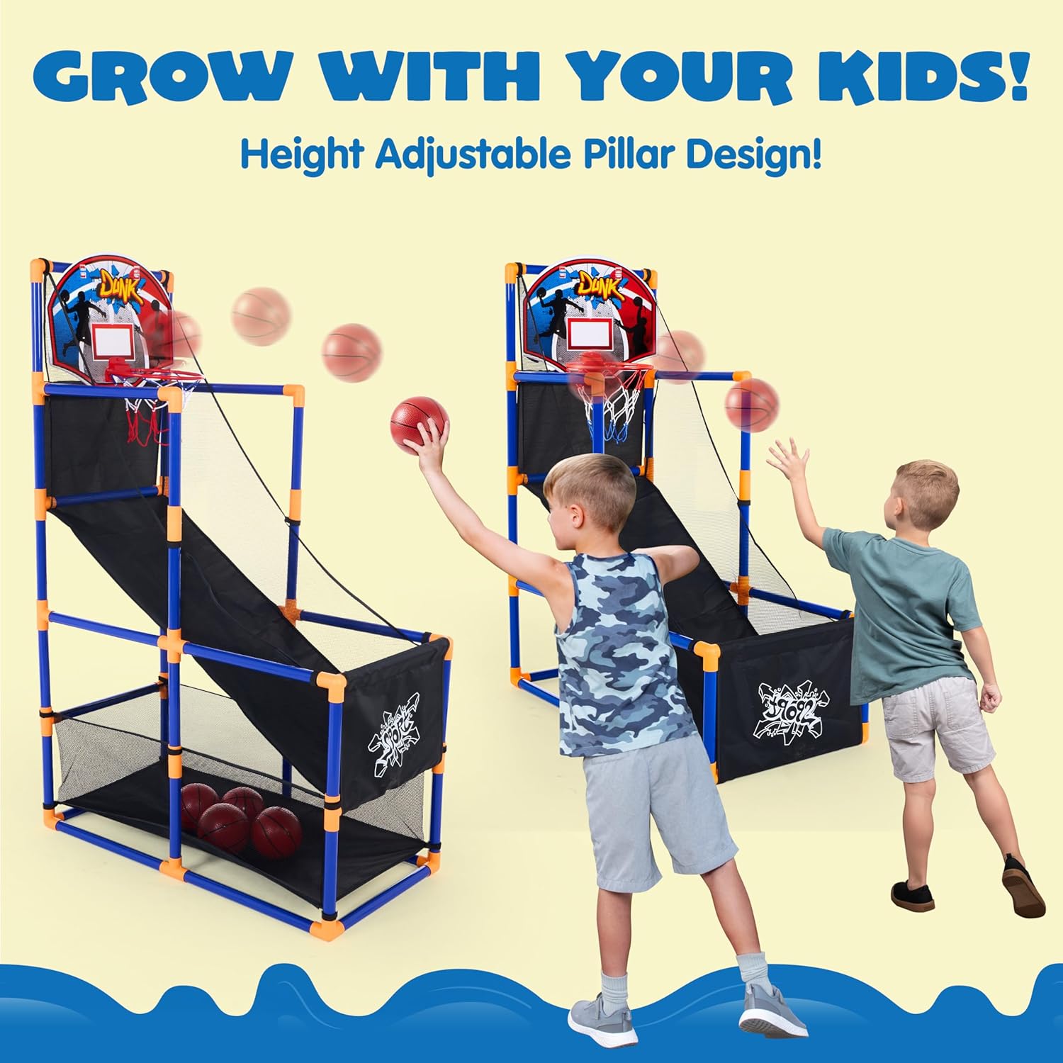 Arcade Basketball Game Set wit - Kids Outdoor Basketball Hoop ulasan dan harga