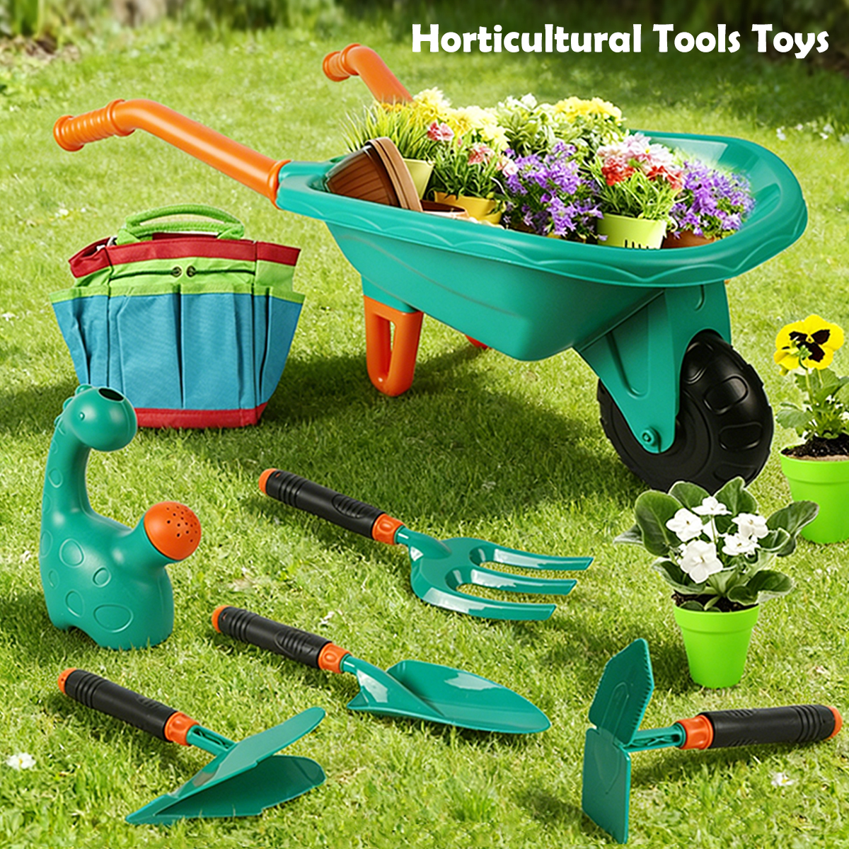 Gardening Tool Set Toys for ki - Kids Outdoor Play Area ulasan dan harga