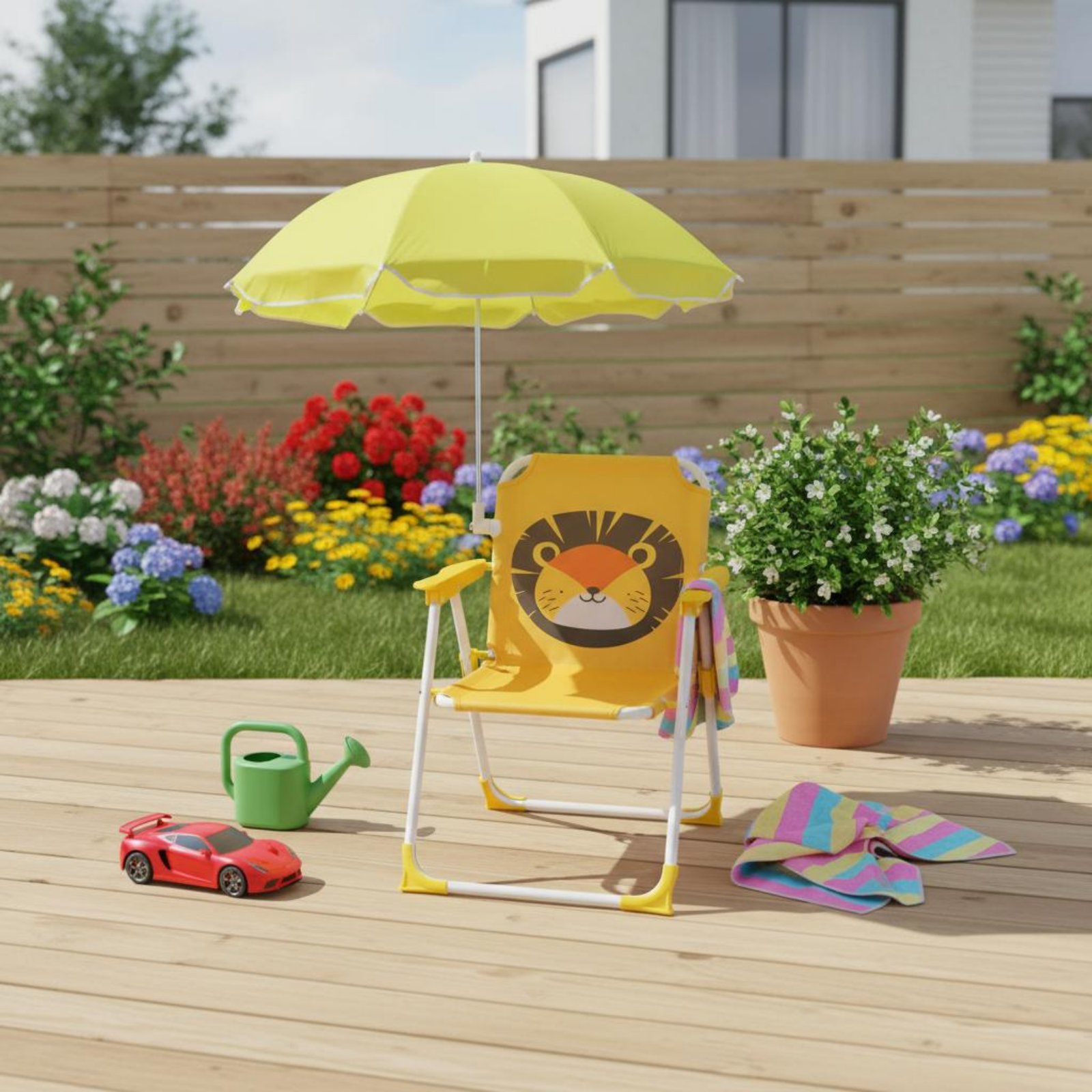 Children Outdoor Seat Portable - Kids Outdoor Lounge Chair With Umbrella ulasan dan harga