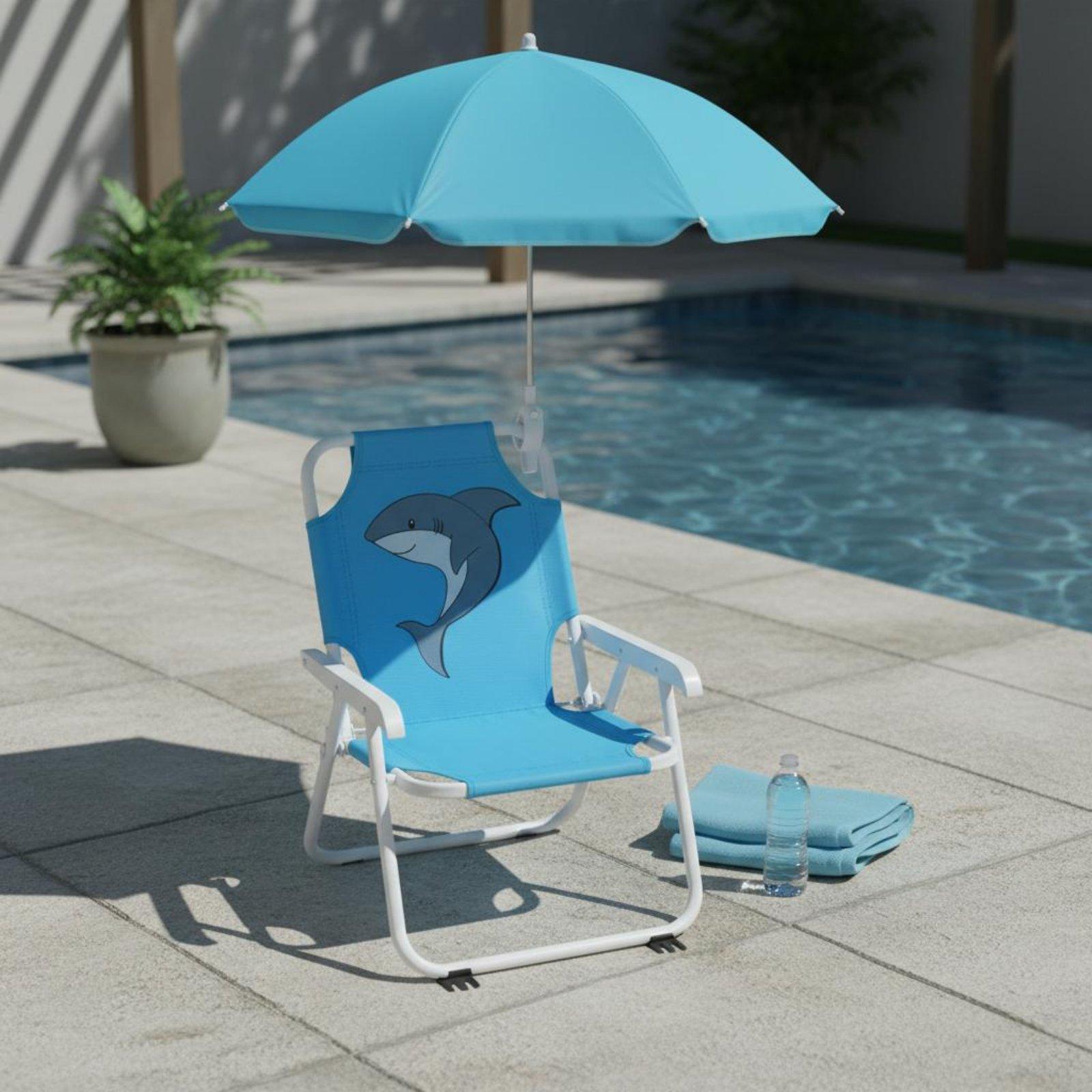 Children Outdoor Seat Portable - Kids Outdoor Lounge Chair With Umbrella ulasan dan harga