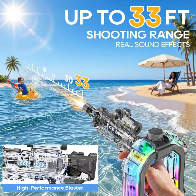 LED Ring-shaped Electric Water - Kids Outdoor Yard Games ulasan dan harga
