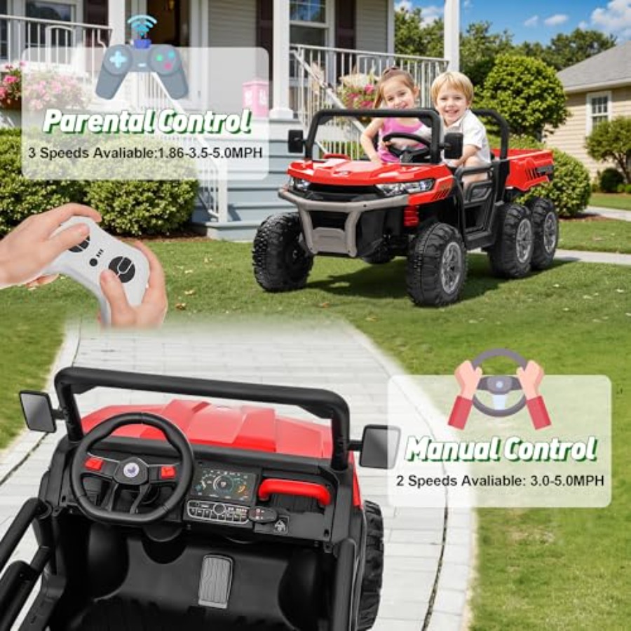 Outdoor electric UTV ride-on d - Kids Outdoor Dump Truck ulasan dan harga