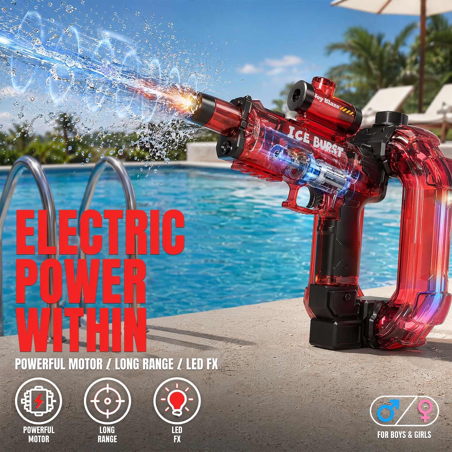 Electric Water Guns for Adults - Kids Outdoor Nature Toys ulasan dan harga