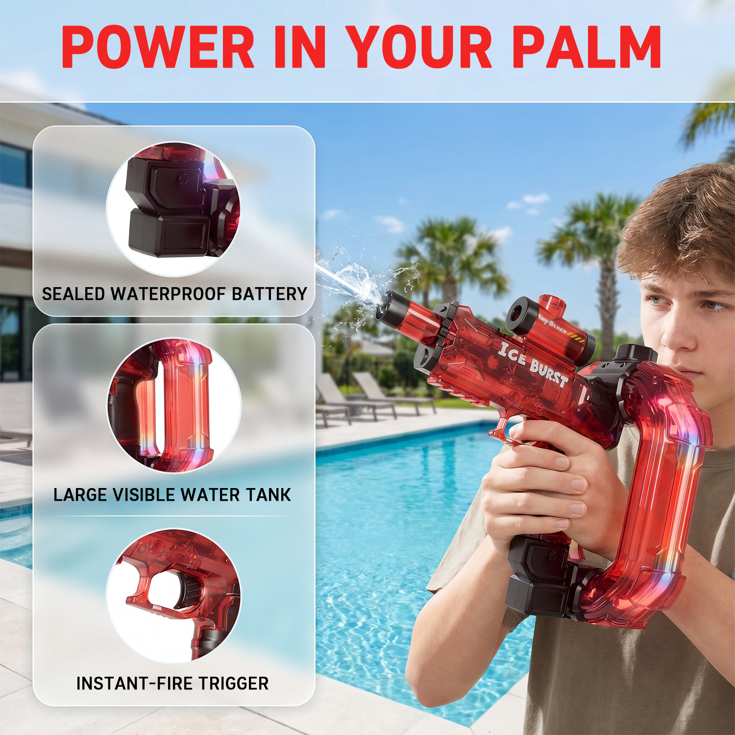 Electric Water Guns for Adults - Kids Outdoor Nature Toys ulasan dan harga