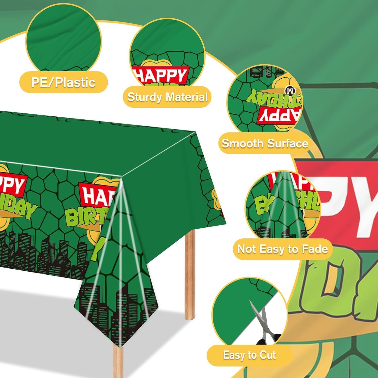 Ninja Turtle Tablecloth for Ki - Kids Outdoor Water Table ulasan dan harga