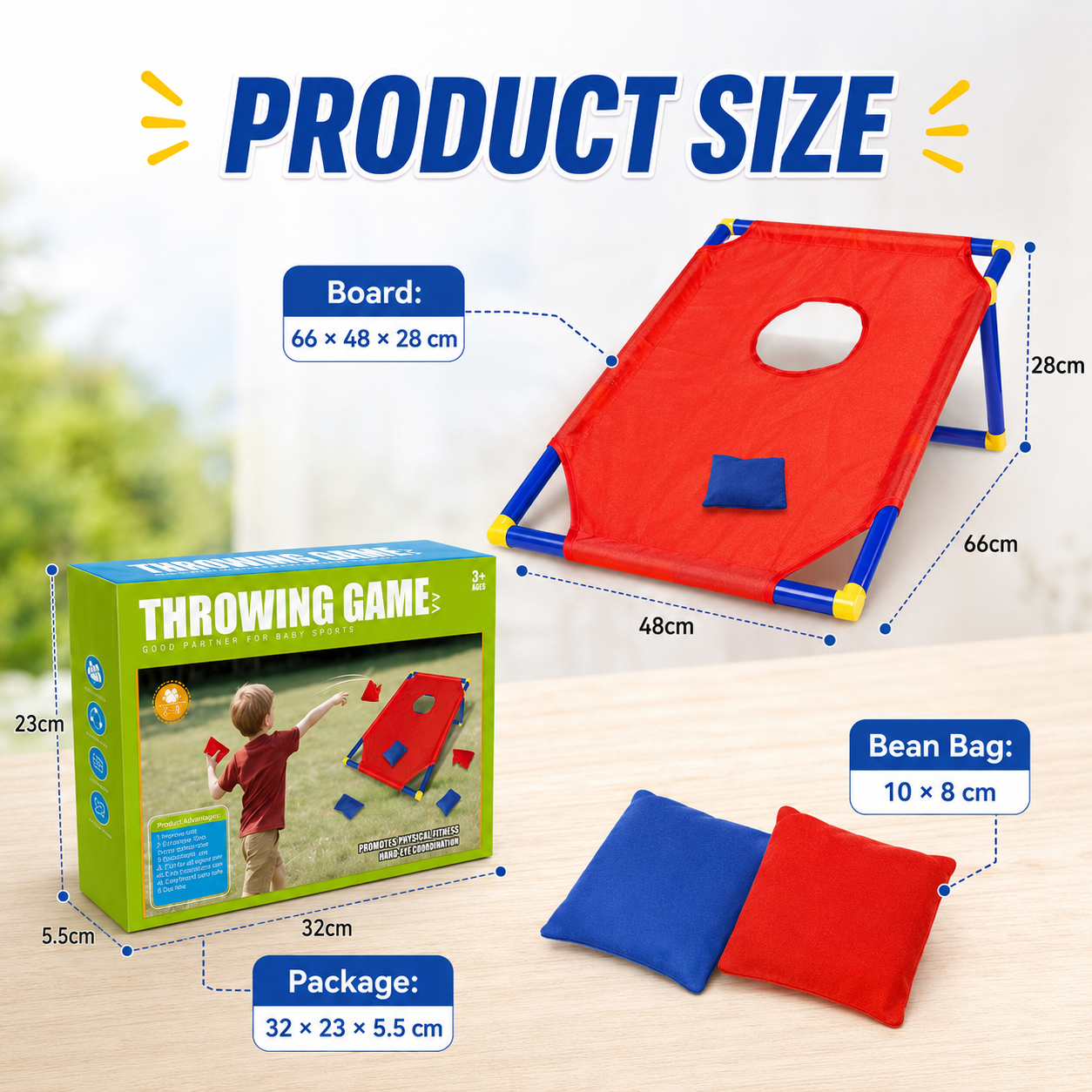 Kids Bean Bag Toss Game Set Po - Kids Outdoor Bean Bag ulasan dan harga