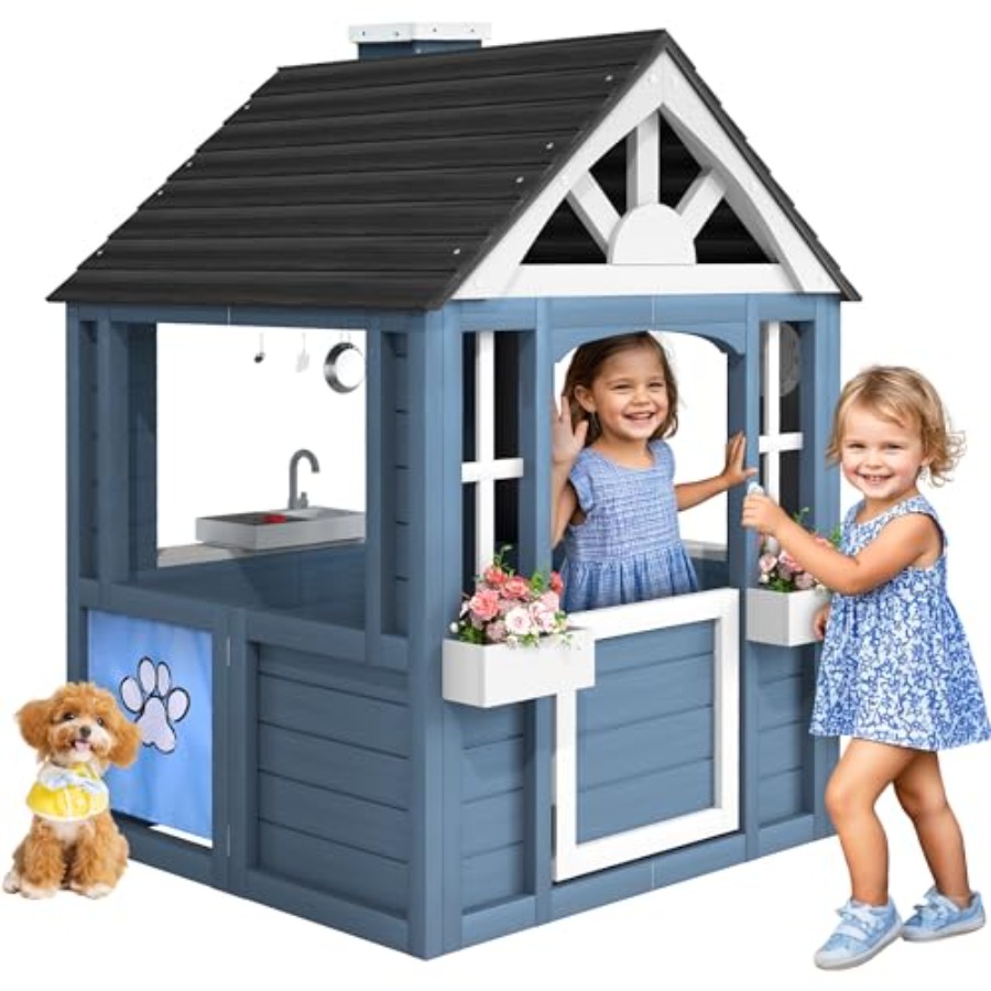 Outdoor playhouse for kids ced - Kids Outdoor Nature Play ulasan dan harga