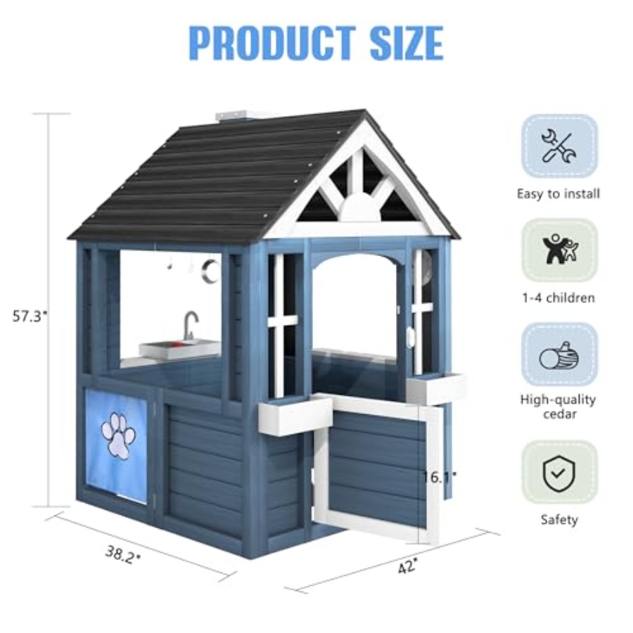 Outdoor playhouse for kids ced - Kids Outdoor Nature Play ulasan dan harga