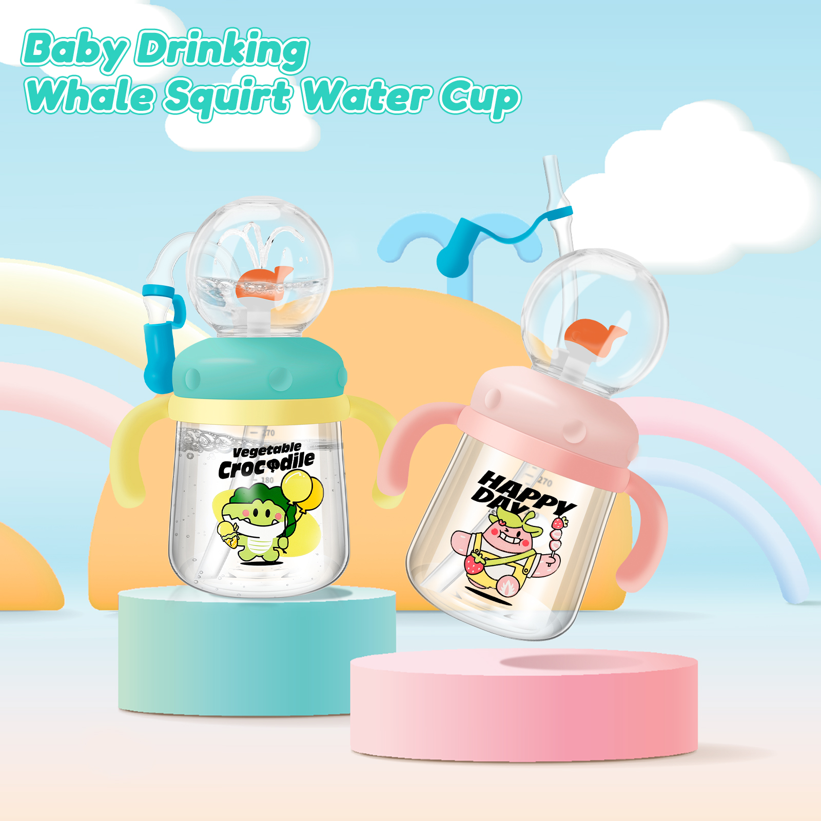 300ml Creative Whale Squirt Wa - Outdoor Kid Friendly ulasan dan harga