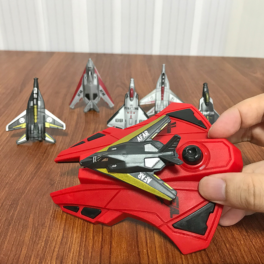 6pcs Fighter Plane Red Launche - Kids Outdoor Yard Games ulasan dan harga