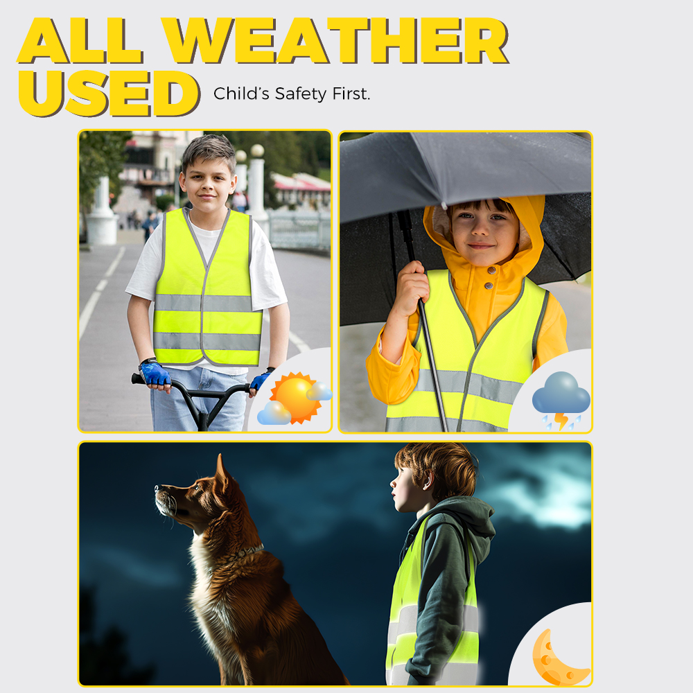Kids Safety Vest Reflective Cl - Kids Outdoor Vest ulasan dan harga