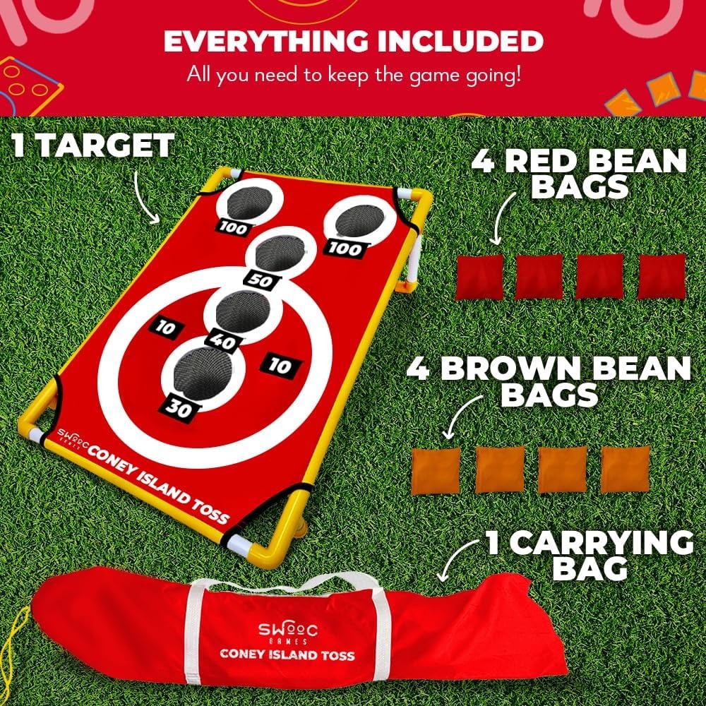 Coney Island Toss™ Arcade Corn - Kids Outdoor Bean Bag ulasan dan harga