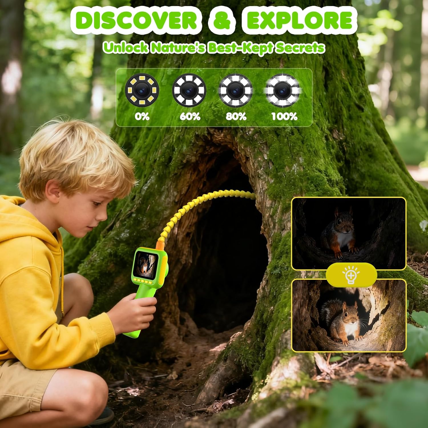 Endoscope for Kids, Borescope  - Kids Outdoor Nature Toys ulasan dan harga
