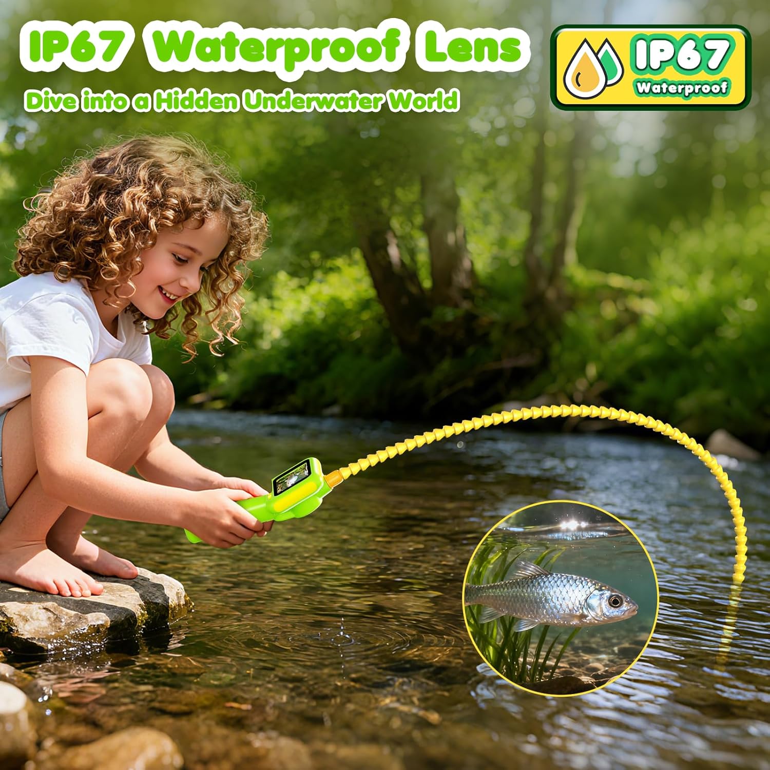 Endoscope for Kids, Borescope  - Kids Outdoor Nature Toys ulasan dan harga