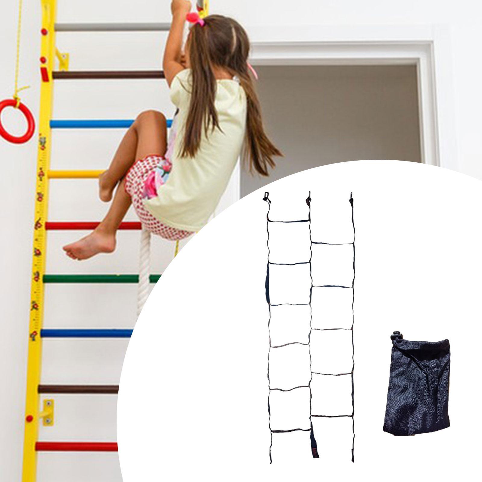 Double Rows Climbing Rope Ladd - Kids Outdoor Ladder ulasan dan harga