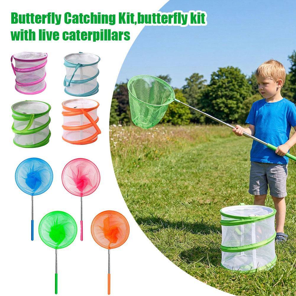 Kids Butterfly Catching Kit Fo - Kids Outdoor Nature Toys ulasan dan harga