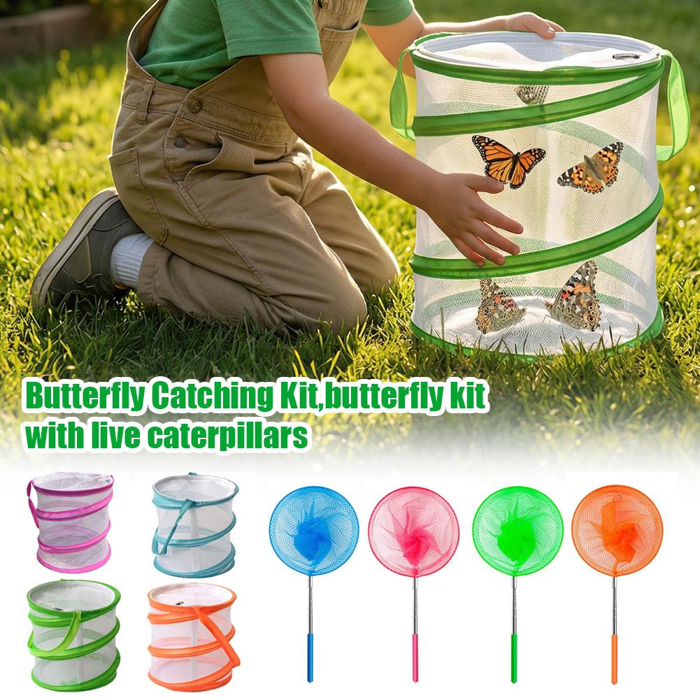 Kids Butterfly Catching Kit Fo - Kids Outdoor Nature Toys ulasan dan harga