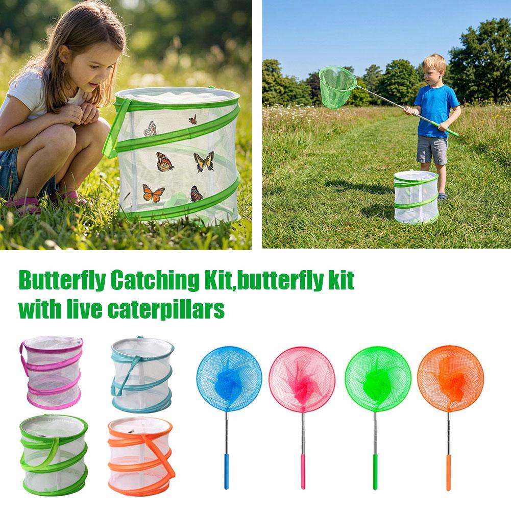 Kids Butterfly Catching Kit Fo - Kids Outdoor Nature Toys ulasan dan harga