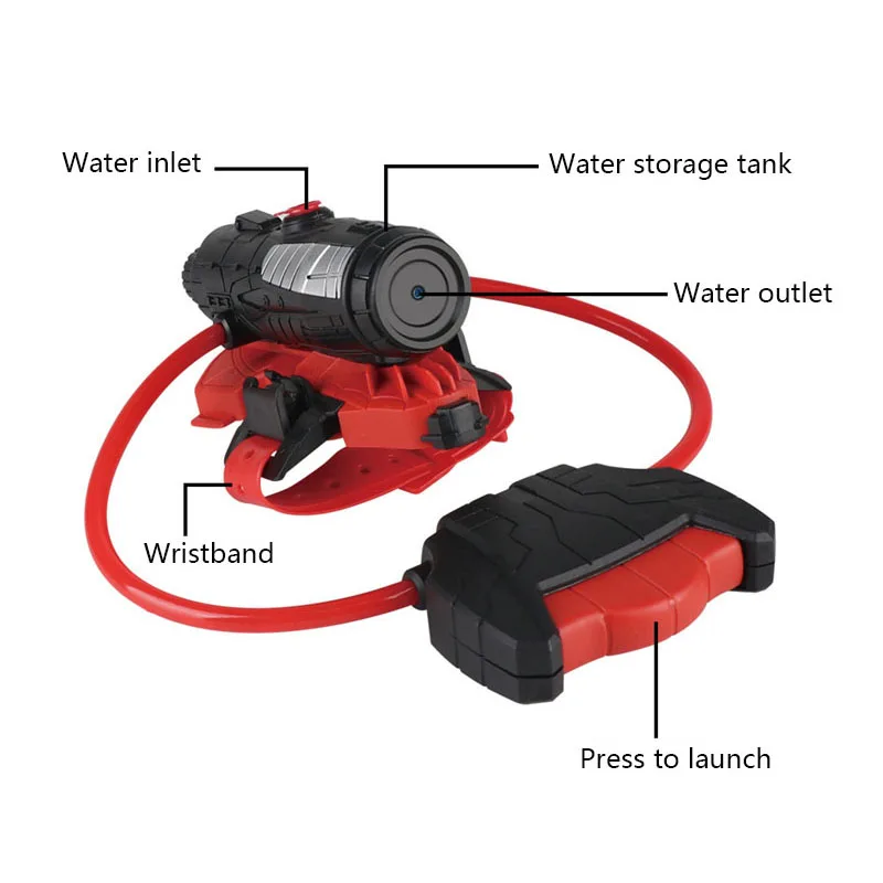 Water Gun Spider Launcher Wris - Kids Outdoor Nature Toys ulasan dan harga