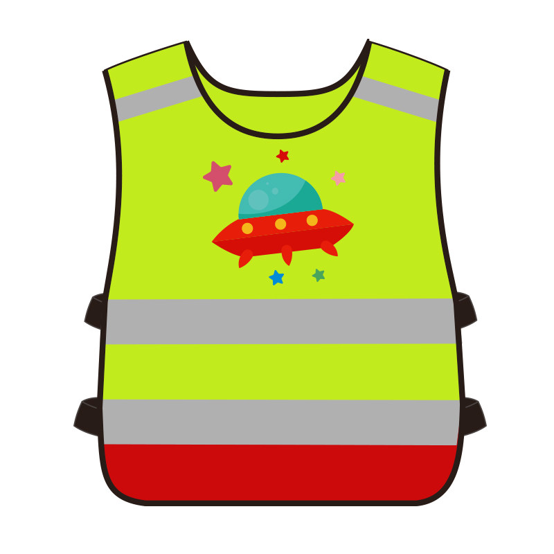 Kids School Vest Yellow Fluore - Kids Outdoor Vest ulasan dan harga